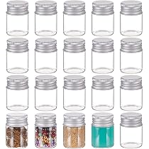 24 Stück Leere Glasflaschen 5 Ml – Mit Schraubdeckel, Transparent, Für DIY, Kosmetik & Proben