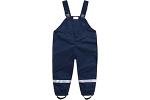 HIKIDS Bimba Bimbo Pantaloni Impermeabili Unisex Bambini Bambino Fragola Stella Gatto Alpaca Righe Abbigliamento Pantaloni da Pioggia Impermeabili da Esterno per Ragazza e Ragazzo