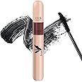Daroge Double Charme Water Resistant Mascara Volumizing, Lengthening, Defining, Curling, Multiplying, Buildable Formula Pure Black