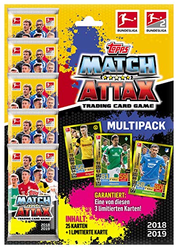 Preisvergleich Produktbild Topps Match Attax Sammelkarten 2018 / 19 1 Multipack - Deutsch