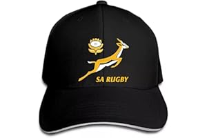 FOMBV Baseball Cap Herren Springbok Rugby South Africa Unisex Damen Hysteresenmütze mit Schirm Einstellbarer Outdoor Sport Schirmmütze Sonnenhut Geschenk, Einheitsgröße