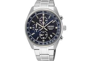 Seiko Homme Analogique Quartz Japonais Montre avec Bracelet en Acier Inoxydable SSB377P1