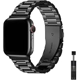 EWEC Apple Watch Uyumlu Premium &Uuml;&ccedil; Bakla Paslanmaz &Ccedil;elik Kordon - 49mm/46mm/45mm/44mm/42mm/41mm/40mm/38mm Uyumlu - Apple Watc