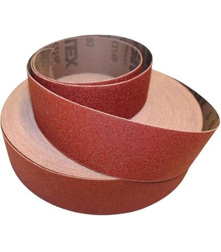 ProDec 50 m rol 80 korrel medium grade geel aluminiumoxide schuurpapier voor het schuren van hout, verf, gips, vulmiddel, metaal en meer, 115 mm breed schuurpapier compatibel met machineschuurmachines ProDec 50 m rol 80 korrel medium grade geel aluminiumoxide schuurpapier voor het schuren van hout, verf, gips, vulmiddel, metaal en meer, 115 mm breed schuurpapier compatibel met machineschuurmachines