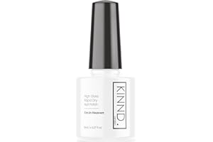 KINND. Quick Dry Nail Polish | I'm in Heaven, 8ml | White Rapid Drying Nail Varnish | No UV/LED Required | 12 Free, Cruelty Free, Vegan, Made in UK