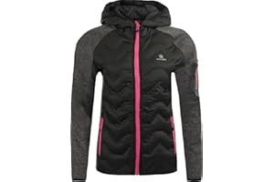 ATHL DPT. Damen gefütterte Winterjacke/Sportjacke/Hybridjacke in sportlichem Design mit praktischer Kapuze