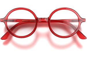 LONDON MOLE® Artist lunettes de lecture | Lecteurs ronds sympas | Homme femme unisexe | Charnières à ressort
