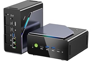 Mini PC da gioco GMKtec AMD Ryzen 7 H 255 (8745HS aggiornato) 32 GB DDR5 1 TB SSD, computer desktop 3XM.2 2280 espansione, Oculink, doppia NIC 2.5G, HDMI 2.1, USB4 K12