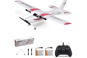 Goolsky FX801 Cessna 182 2.4GHz 2CH RC Avión Exterior Juguete de Vuelo para Niños Con 2 Baterías