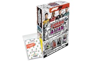 COLLECT-IT.DE MY HOME OF CARDS + TOYS Paquete con topps - Turbo Attax Fórmula 1 2025 - Tarjetas de trading - 1 Mega Tin Diamond + fundas exclusivas Collect-it