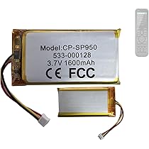 HIGHAKKU Ersatzakku Für Logitech Harmony 950/Elite - Kompatibel Mit 533-000128 & 623158