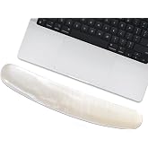 MP04 - Jel Mouse Ve Klavye Bilek Destek Pedi | Yumuşak, Ergonomik, El Bileği Dinlendirme Pedi (Klavye Bilek Desteği, Şeffaf)