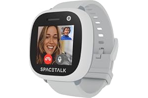 SPACETALK Adventurer 2 smartwatch for Kids, 4G smartwatch with GPS & Video Calling & Parental Controls Safe with School Mode, Emergency SOS, Frost