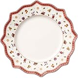 Villeroy & Boch Toy's Delight Piatto Piano, 29 cm, Bianco/Multicolore