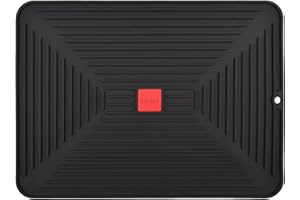 HOTDER Abtropfmatte aus Silikon Silikon trockenmatte, Geschirr Abtropfmatte Silikon dish drying mat 40*30cm, Barmatte Abtropfmatte Silikon Trocknungs Pad für Küche zum Trocknen von Besteck Geschirr
