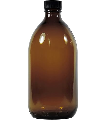 De Fles Van De Apotheker Van Bruin Glas Met Etiket Wordt Gemaakt Dat