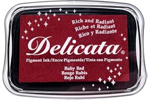 Tsukineko Imagine Delicata Encre Pigmentée Pad, Rouge