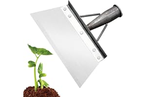 Rianpesn Multifunctional Garden Shovel, Garden Cleaning Shovel with Handle, Multifunctional Outdoor Garden Cleaning Shovel for Bathroom, Garage, Marble, Patio, Concrete, Tiles (27/30 cm)