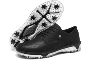 PURFITALL Waterproof Golf Shoes for Men Professional Footwear Anti Slip Lightweight Outdoor Comfortable Training Spikes Sneakers