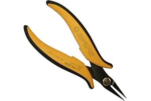 Piergiacomi PN2004 Pinza Corta con Becchi Piatti Lisci, Adatta alla Presa di Componenti di Ogni Genere, Lunghezza Punta 16 mm, Lunghezza Totale Utensile 146, Punta Spessore 3 x 1 mm, Arancione