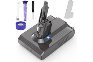 XLX Remplacement de la Batterie du V7, Batterie de Remplacement 6500mAh Compatible avec Dyson SV11 V7 Motorhead Animal Trigger HEPA Car+Boat Absolute(Ne Convient Pas aux V6, V8, V10)