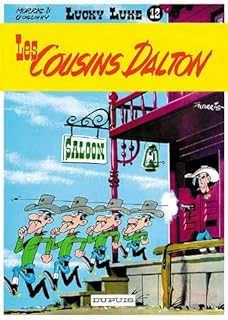 jaquette livre Lucky Luke, tome 12 : Les Cousins Dalton