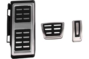 ICTRONIX No Drill Stainless Steel Footrest Pedali Decoration