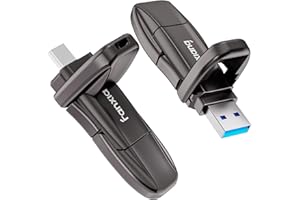 fanxiang External SSD USB Stick 1TB Up to 1050MB/s Fast Portable SSD TYPE C Drive 2-in-1 Dual Flash Drive Type C+ USB A 3.2 Gen2 Solid State Drive for iPhone 15/Android/Tablet/PC/Mac - FF952