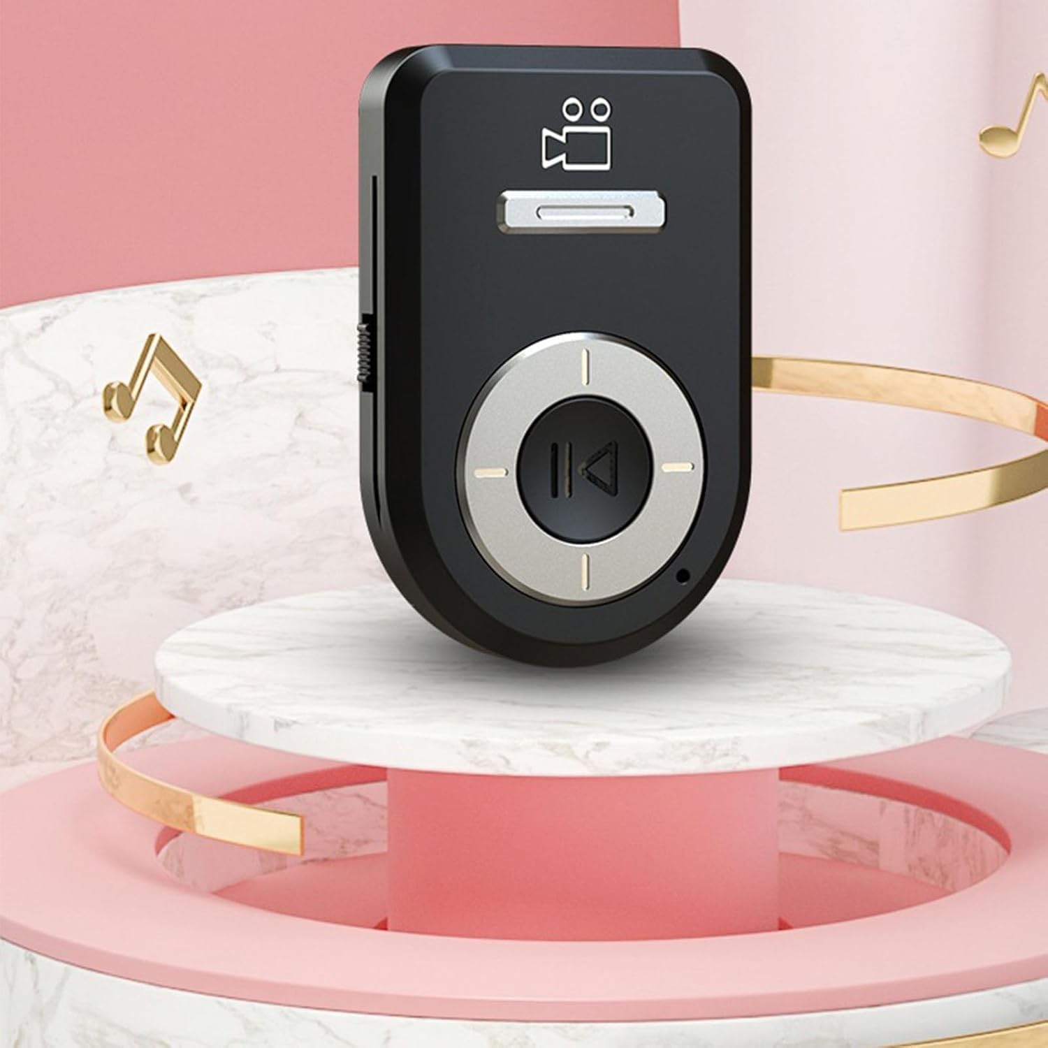 FKU Multifunction Page Turner, Portable Camera Shutter, BT4.0 Remote Control, Comfort Grip, Long Range Photography, with Lithium Battery Included, for TikTok and Other Apps (1)