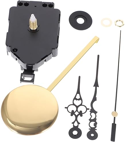 TOBBOMEY Kit De Mécanismes Horloge Murale Silencieux Pour