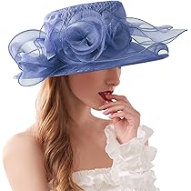 Fascinator Cappelli Da Donna Con Velo Fiore Cappello Da