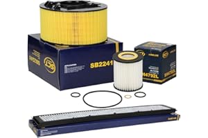 SCT Germany Inspektionspaket Wartungspaket Filterset 1 x Luftfilter 1 x Innenraumfilter mit Aktivkohle 1 x Ölfilter