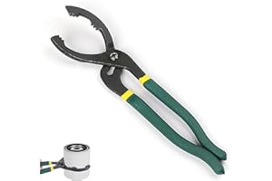 GANILITY Pinza Regolabile per Filtro Olio Universale, 30 cm con Impugnatura Antiscivolo, Strumento da Ø 30mm a Ø 160mm