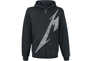 GÉNÉRIQUE Metallica Shrouded Men's Hooded Jacket Black Band Merch, Bands