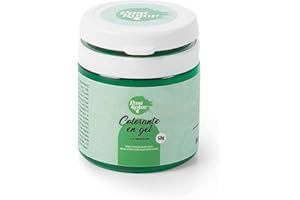 PAST KOLOR Colorante Alimentario en Gel - Colorante de Alta Concentración y Pigmento de Calidad - Ideal para Repostería - 50 G (Verde Lechuga)