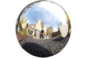 Jürgen Bocker Garten-Ambiente Dekokugel aus Edelstahl 40 cm poliert Dekorationskugel Edelstahlkugel