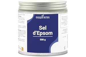 LA COMPAGNIE DES SENS Sel d'Epsom - 500g - Sel pour le bain, gommages, bain de pieds