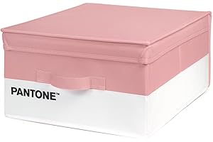 OSAMA HOME PANTONE Organizer Armadio Salvaspazio, Scatola Porta Oggetti e Abiti con Tasca Profumatore Armadio, Contenitore Giochi Bambini e Vestiti Pieghevole, Scatole per Armadio Portaoggetti 35x45x20 cm