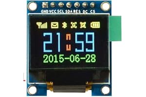 HiLetgo SSD1331 96 x 64 SPI OLED Display 3,3 V 5 V 7 Pin Full Color 65 K SPI OLED Display Modul für 51 STM32 Arduino
