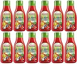WERDER 12 x Kinder Tomaten Ketchup 'OHNE ZUCKERZUSATZ' 500...