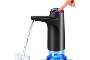 RUIZHI Wasserflaschen Pumpe, USB-Lade Automatische Trinkwasserpumpe,Wasserspender 5 Gallonen Wasserpumpe für Küchen Home Office Camping