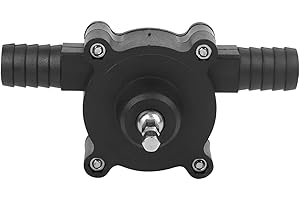 JOYZAN Pompa Travaso per Trapano, Rotativa Portatile Mini Acqua Gasolio Manuale Elettrica Liquidi Diesel Olio Benzina Autoadescante Irrigazione Giardino Piscina Elettrico Motori Mano Pompe Trasferimento