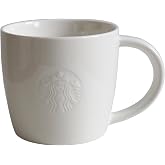 STARBUCKS, Seramik, Kahve Fincanı Beyaz Fincan Kahve Kupası Kupa Klasik Beyaz Koleksiyoncular 12oz