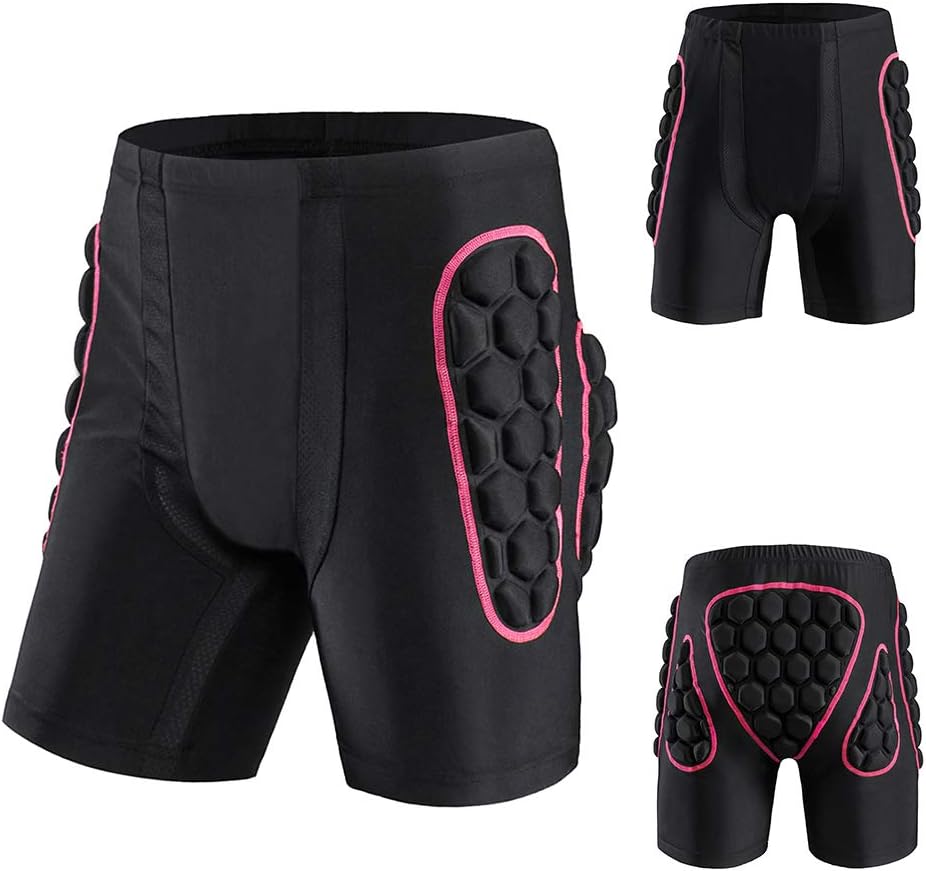 Lixada Mujer de Cadera Protección a Tope Acolchado Shorts Armadura Cadera Protección Shorts Pad para Snowboard Patinaje Esquí Equitación