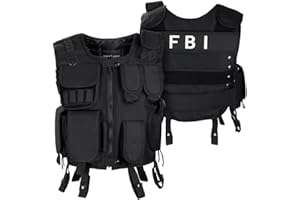 ‎BLACK SNAKE Black Snake® SWAT Einsatzweste Taktische Weste schwarz Paintball Softair Gotscha Brustschutz