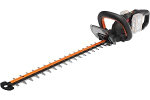 Professionell WORX WG286E.9 Nitro 40 V häcktrimmer - Exakt skärning Även i svåra vinklar - Borstlös motor - Skärlängd 58 cm - Tandavstånd 27 mm - Utan batteri och laddare