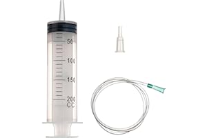 LMYKH Grande cilindro in plastica da 200 ml con tubo per laboratori scientifici, irrigazione giardino, industria (1, 200 ml).