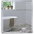 Neue Design Mood Square Bathroom Mirror Wall Mounted, Frameless Modern & Stylish Design with Contemporary Bevelled Edges (40cm x 40cm)