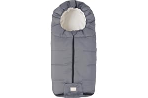 Nuvita 9445 Junior Essential| Sacco Universale per Passeggino | Perfetto per Bambini da 6 a 36 Mesi (100 cm) | Resistente a Temperature Fino a 0°C, anti Vento e Pioggia