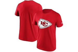 Fanatics Kansas City Chiefs Logo Uomo T-Shirt Rosso Regular